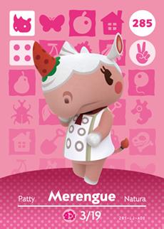 Animal Crossing Amiibo Cards Merengue