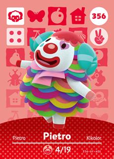 Animal Crossing Amiibo Cards Pietro