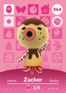 Animal Crossing Amiibo Cards Zucker