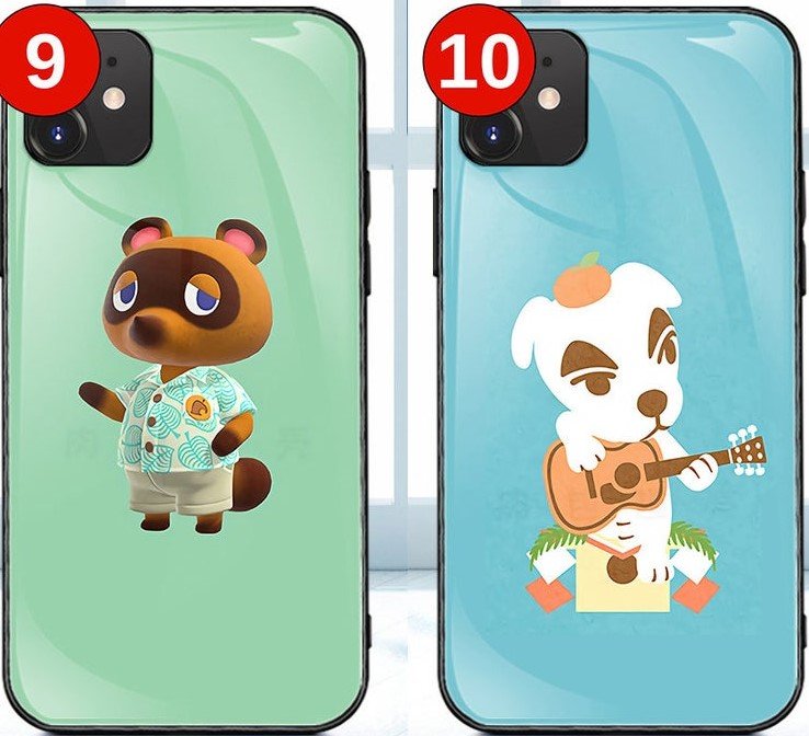Animal Crossing Glass Back Phone Case