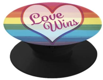 Love Wins Pride Phone Holder Render Cropped
