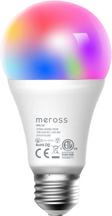 Meross Smart Wifi Led Bulb With Color