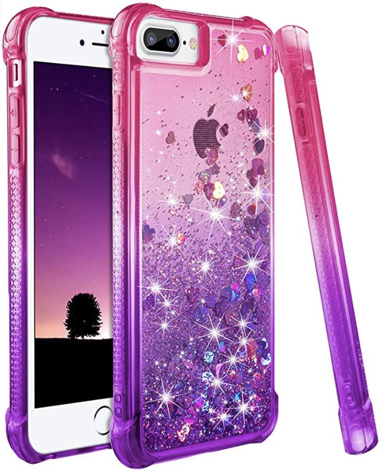 Ruky Glitter iPhone 8 Plus waterfall Case