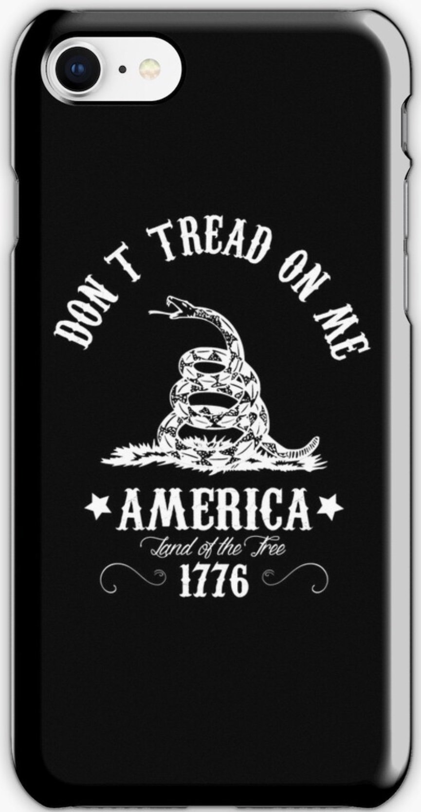 Don't Tread On Me iPhone case
