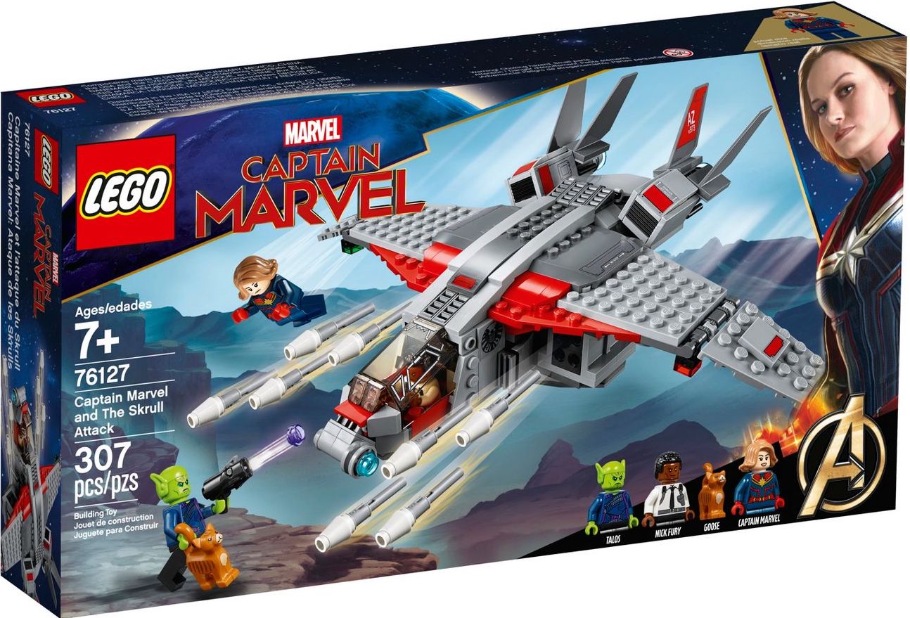 Lego Super Heroes Captain Marvel And The Skrull Attack 76127
