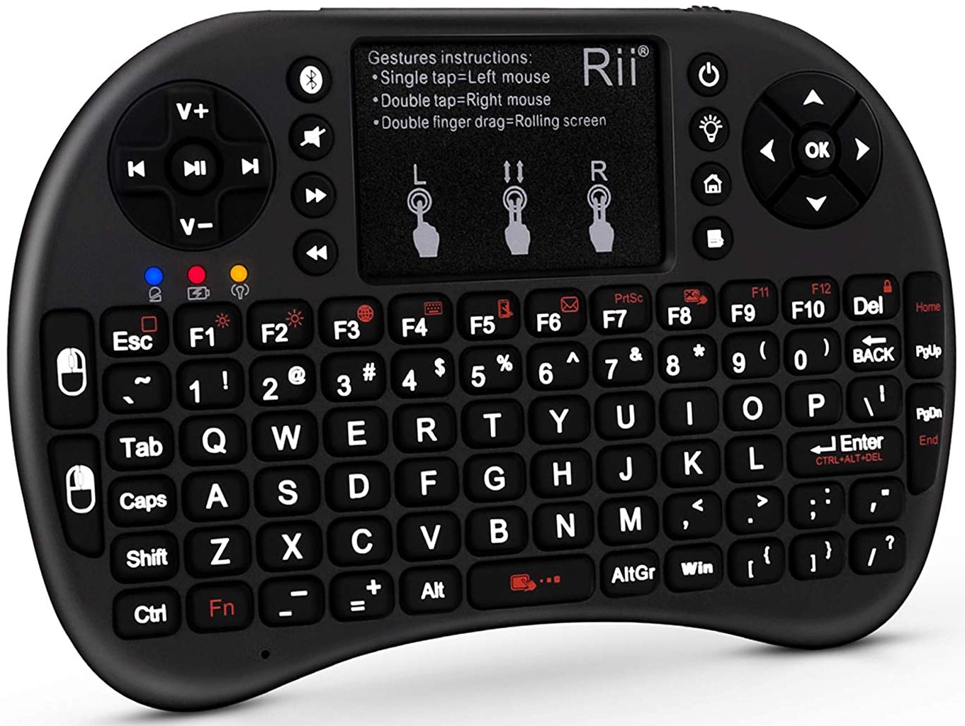 Rii I8 Mini Bluetooth Keyboard With Touchpad