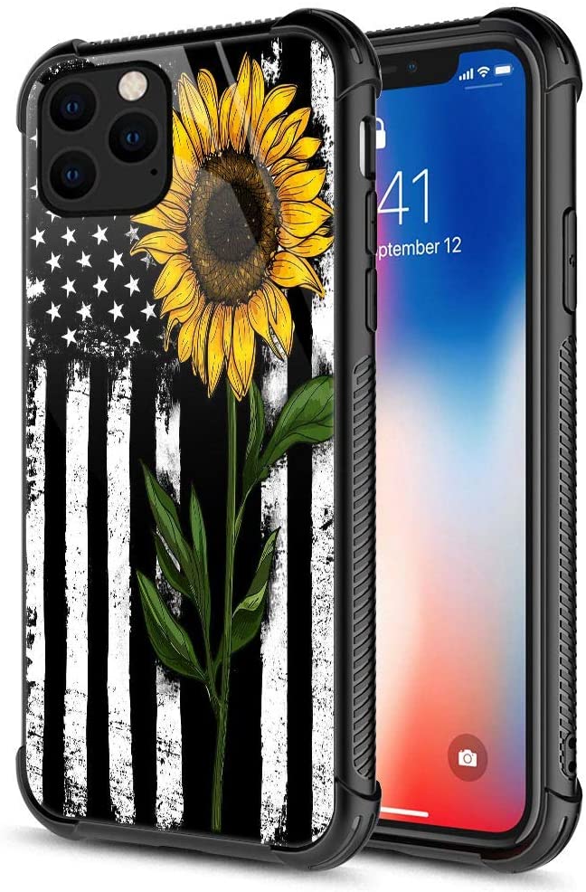 Sunflower American Flag Case