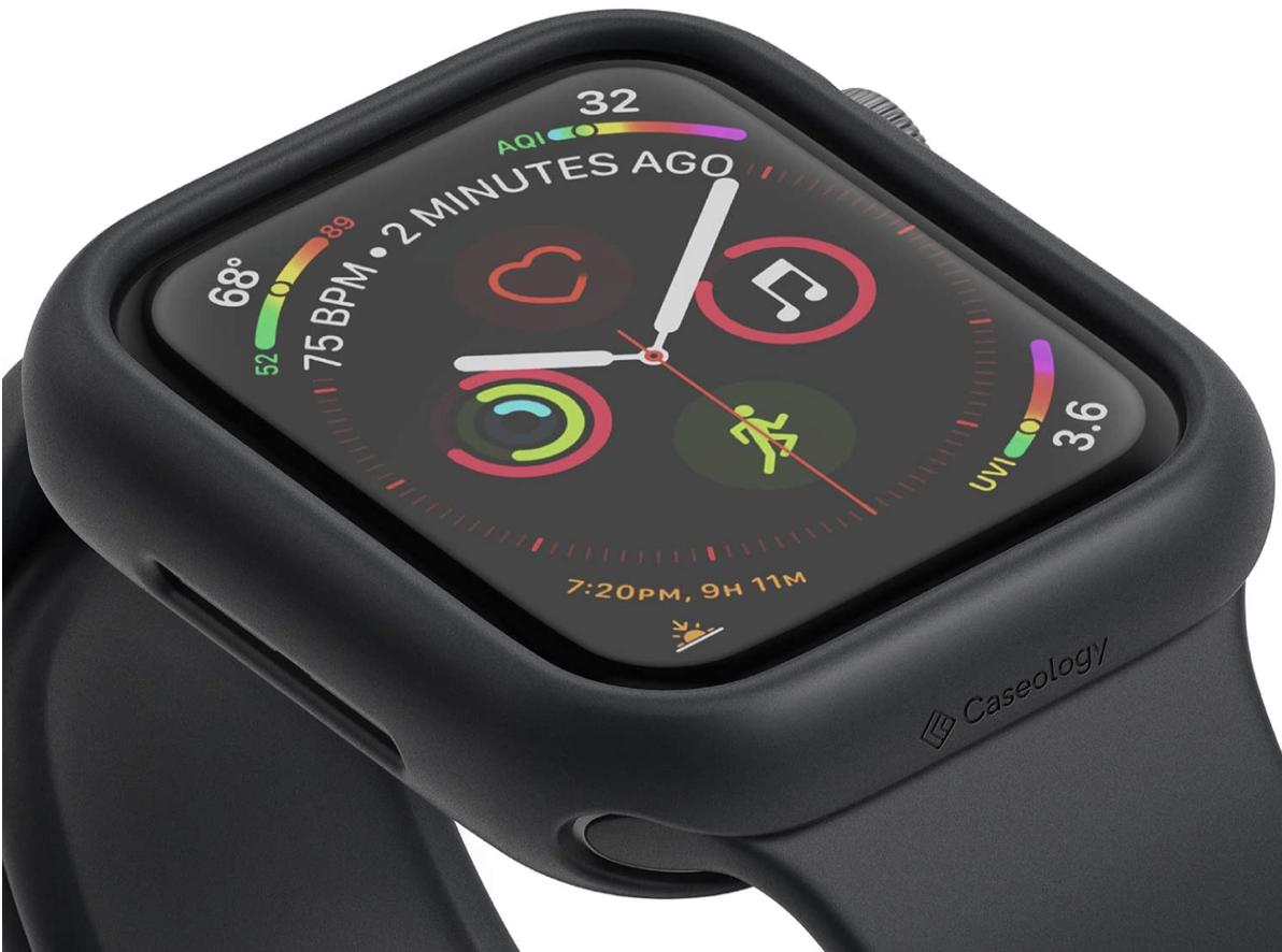 Caseology Nero Apple Watch Case Render Cropped