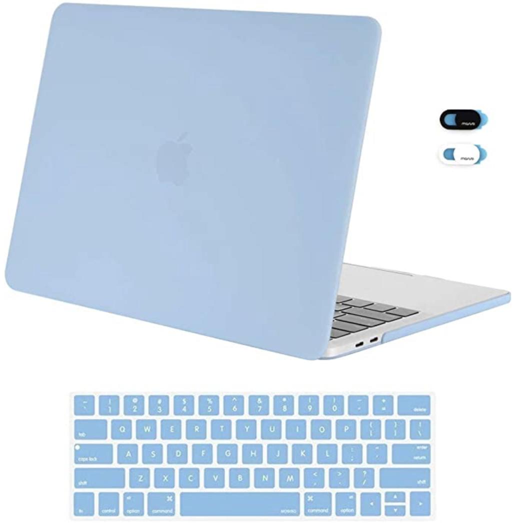 Blue Ink Batianda Hard Case for MacBook Pro 16 inch 2019 2020 Release A2141 Ultra Slim Plastic Protective Shell Case & Keyboard Cover Compatible with Newest MacBook Pro 16 Touch Bar 