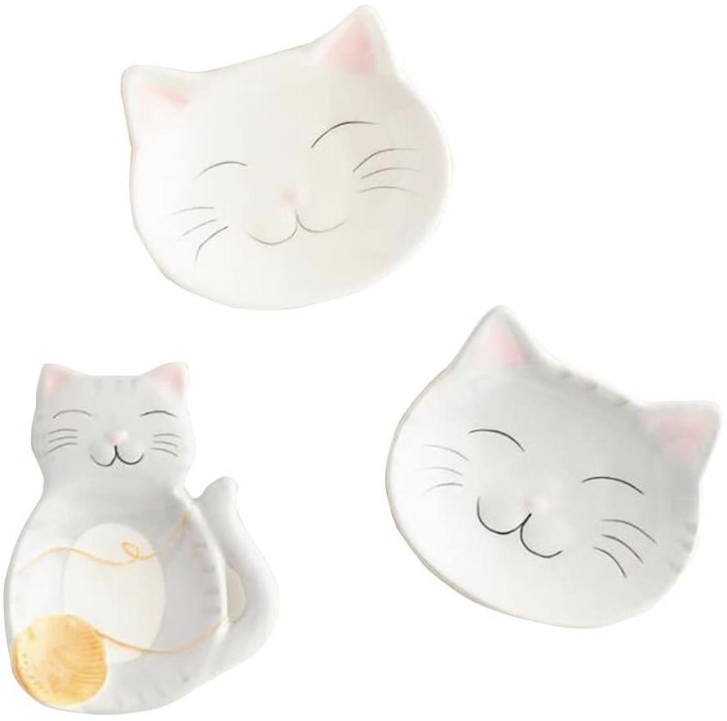 World Market Cat Ceramic Tea Bag Holders