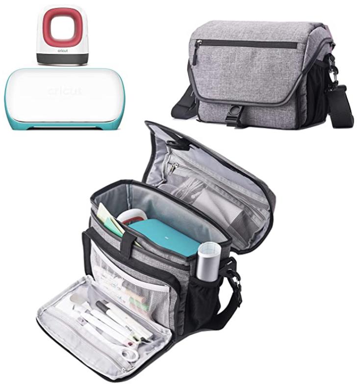 BGD-DG Tote Carrying Case, Carrying Bag Compatible with Cricut Joy Machine, Cricut Easy Press Mini and Cricut Tools