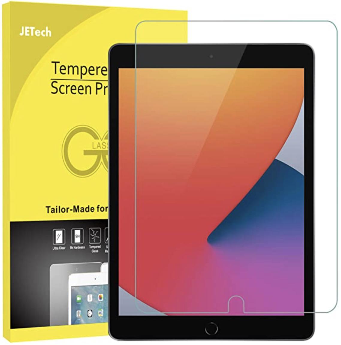 Jetech Screen Protector Best Ipad Accessories 8th Generation 2020 Render Cropped
