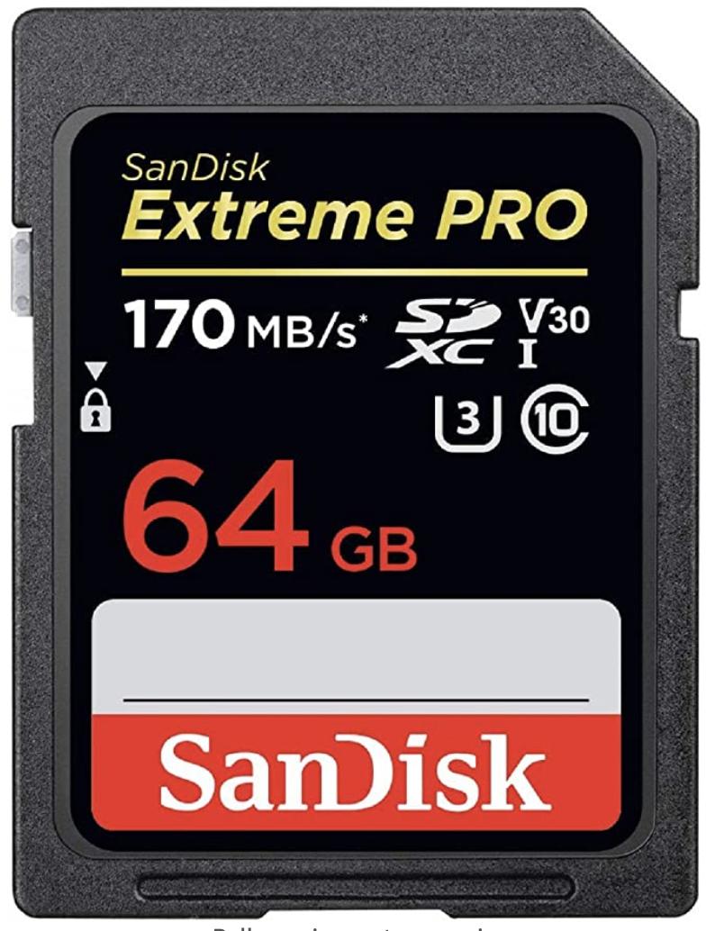 Sandisk 64gb Extreme Pro Sdxc Uhs I Card Memory Card Render Cropped