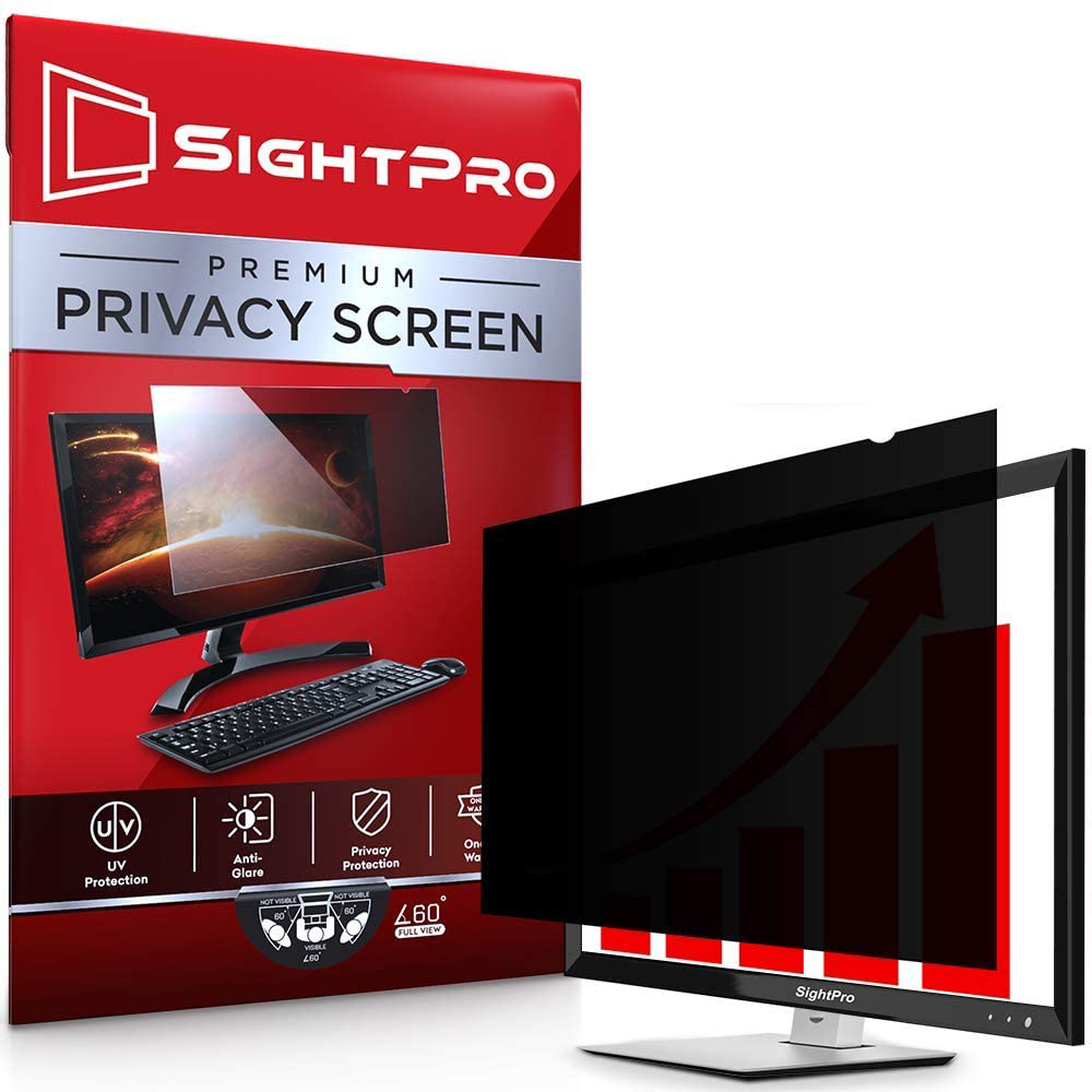 Sightpro 27 Inch Computer Privacy Screen Filter For 16 9 Widescreen Monitor