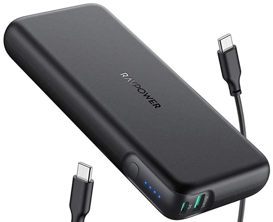 RAVPower Usb C Portable Charger Ravpower 20000mah Render Cropped