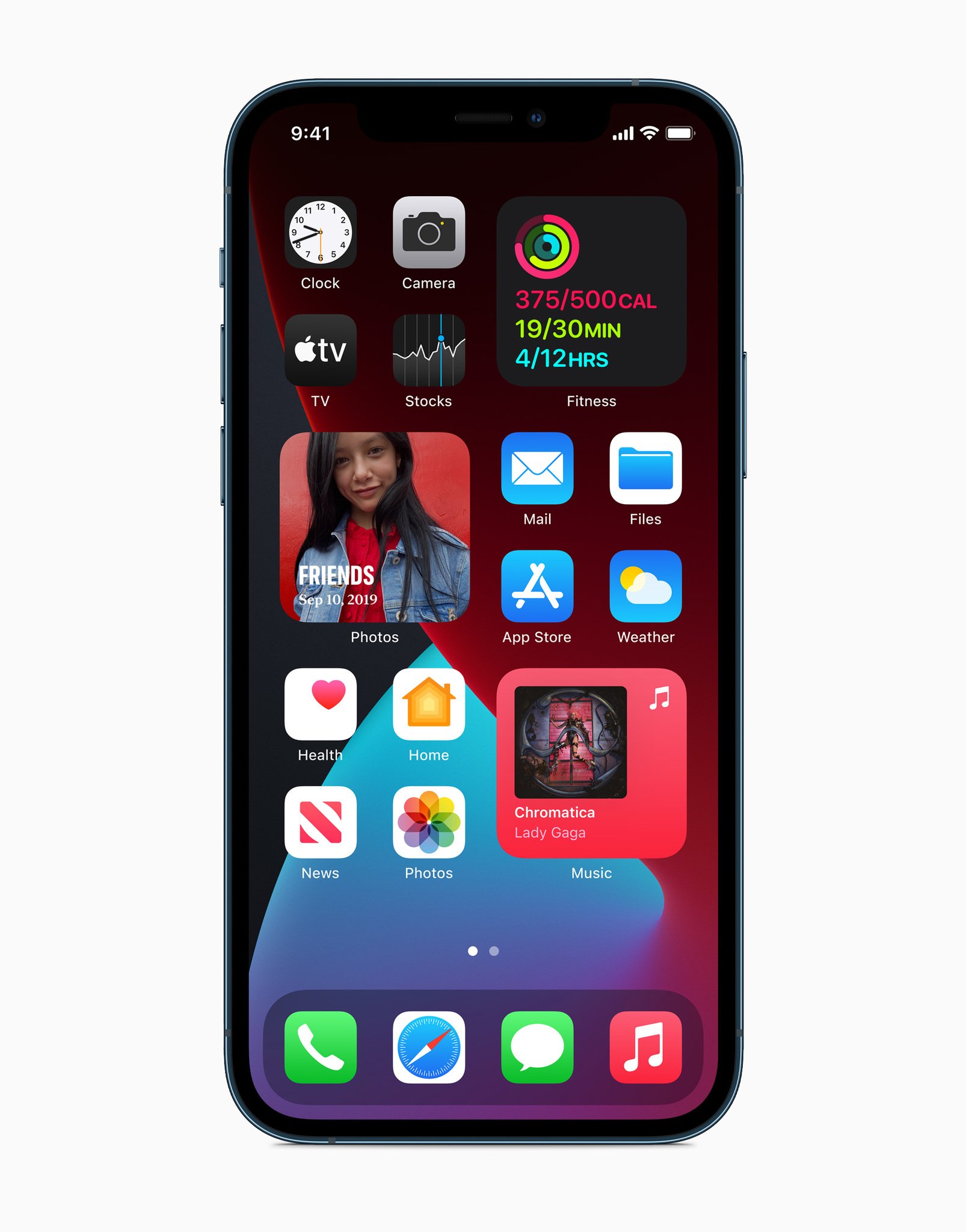 Apple Iphone12pro Ios14 Springboard Widgets Darkmode