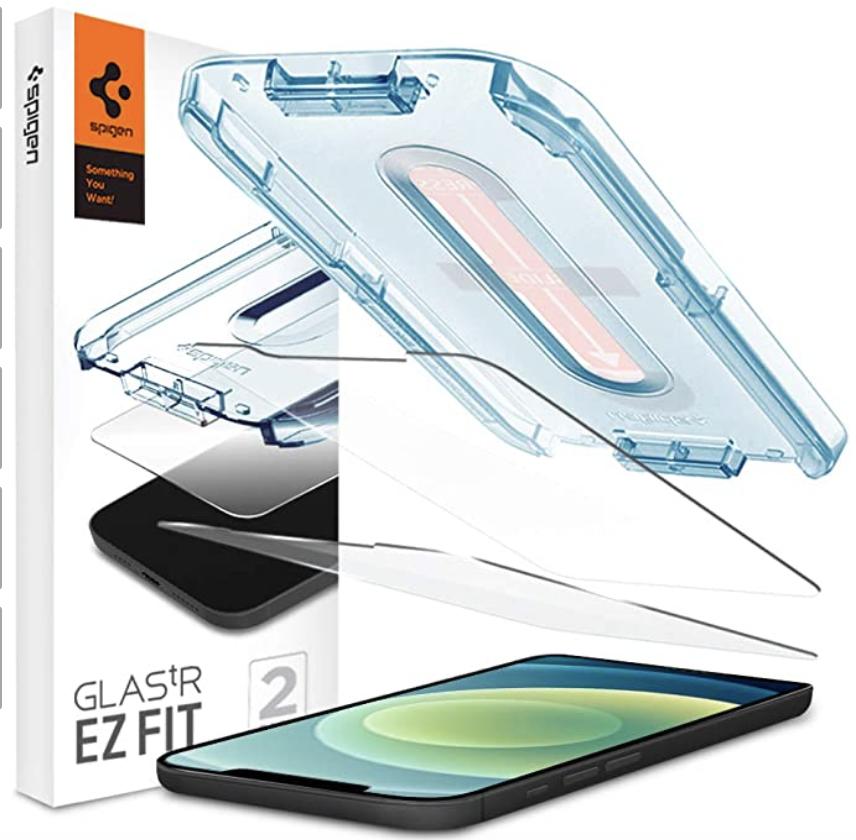 Spigen Tempered Glass Screen Protector Iphone 12 Mini Render Cropped
