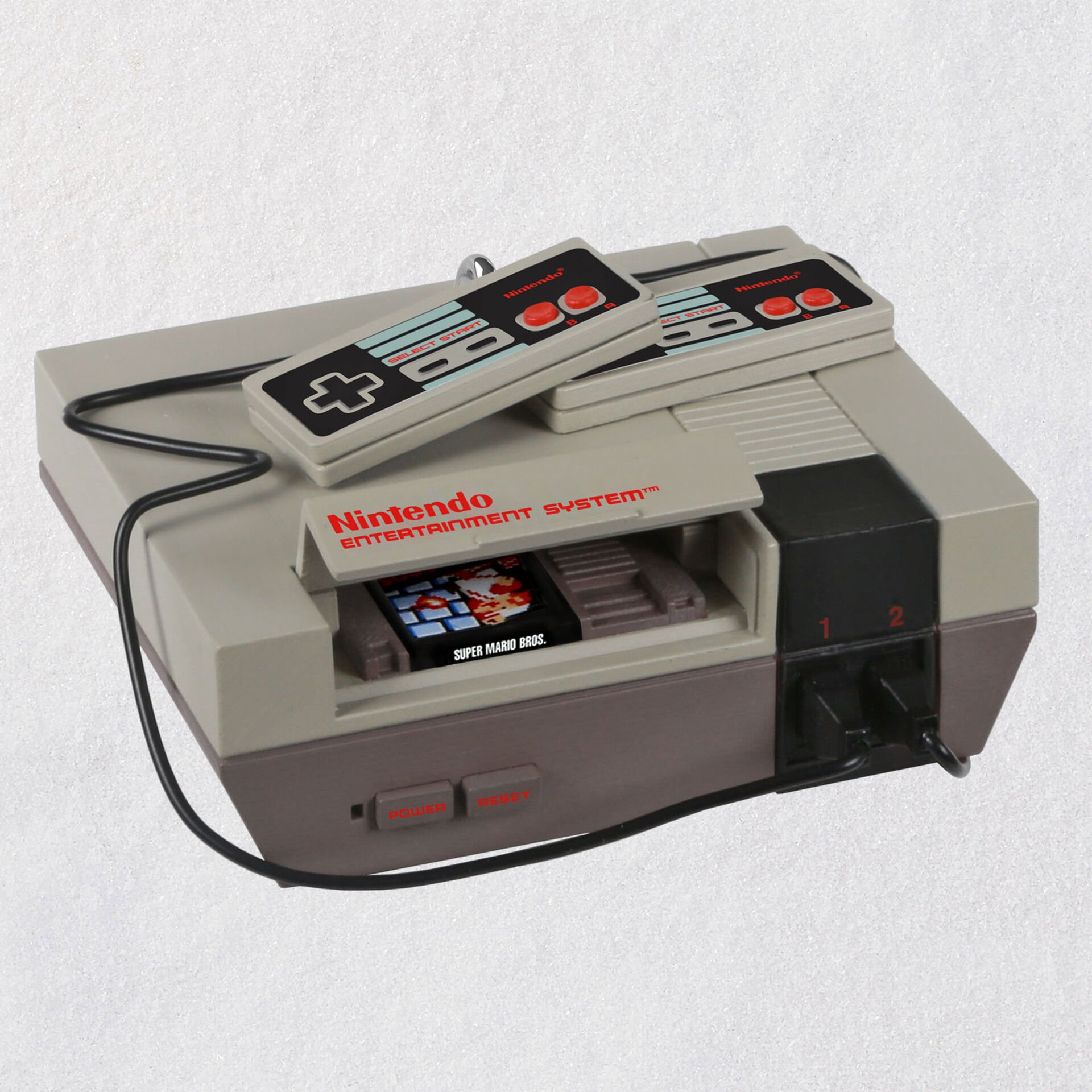 Nintendo Nes Console Video Game Keepsake Ornament With Soundlight