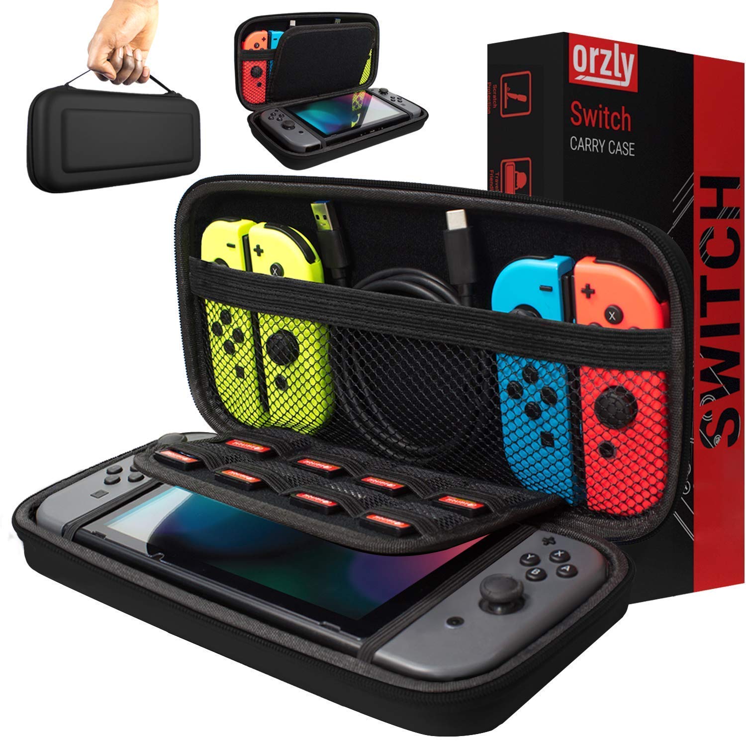 Orzly Carry Case Nintendo Switch