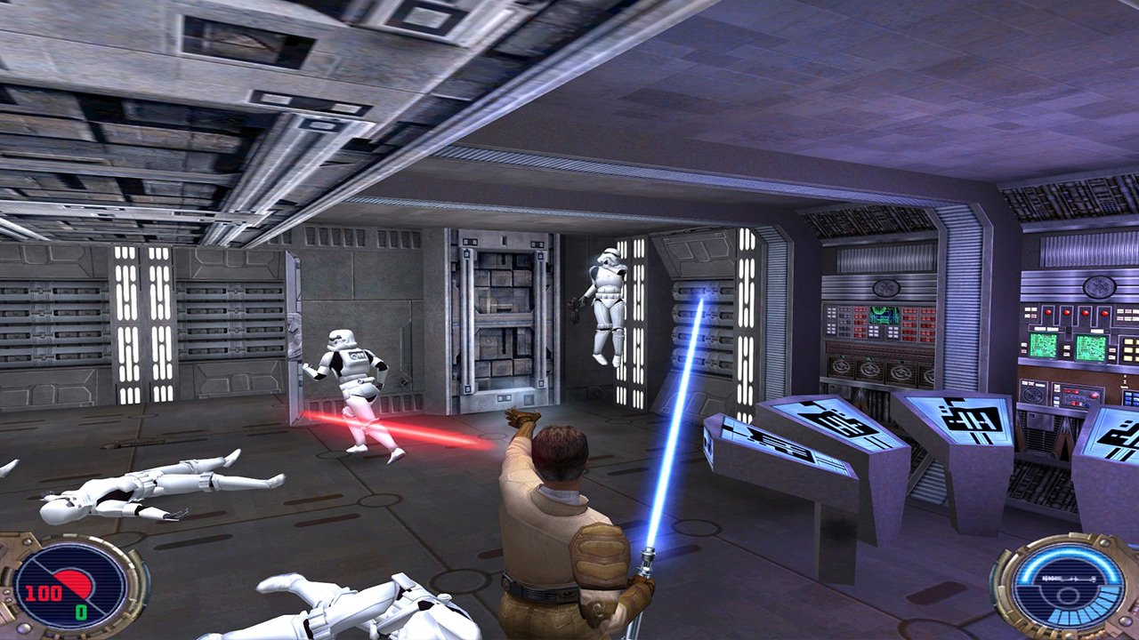 Capture d'écran du commutateur Jedi Outcast de Star Wars Jedi Knight Ii