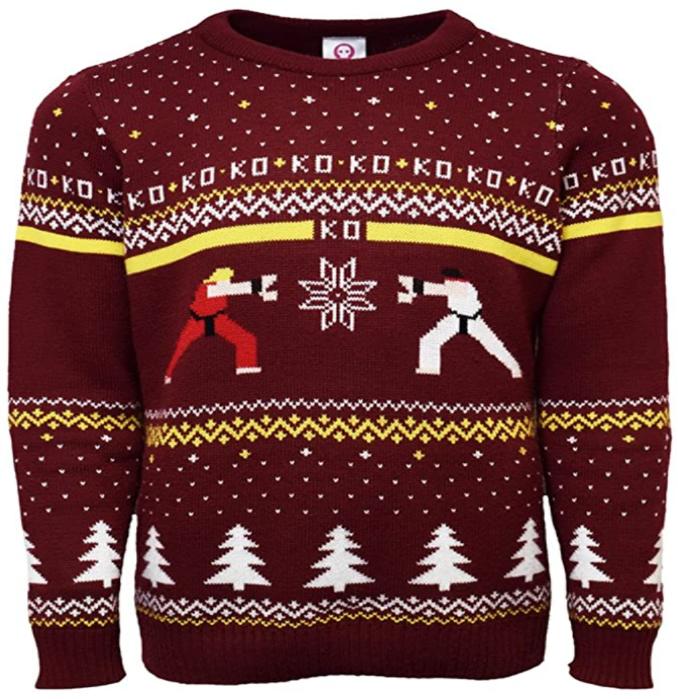 Street Fighter Christmas Sweater