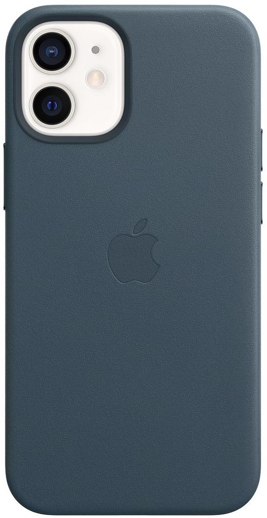 Apple Iphone 12 Mini Leather Case With Magsafe Baltic Blue Render Cropped