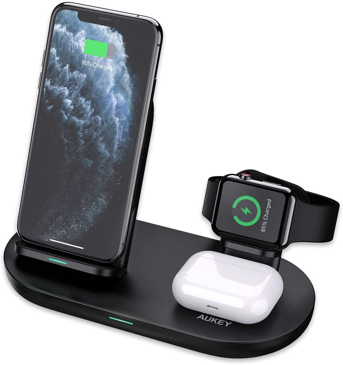 Aukey 3-in-1 Wireless Charging  Station