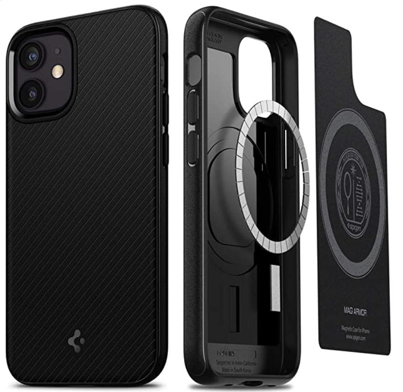Spigen Mag Armor Iphone 12 Mini Magnetic Charger Compatible Render Cropped