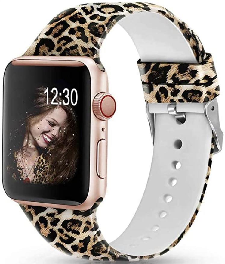 Sunnywoo Apple Watch Sport Band Animal Print Render Cropped