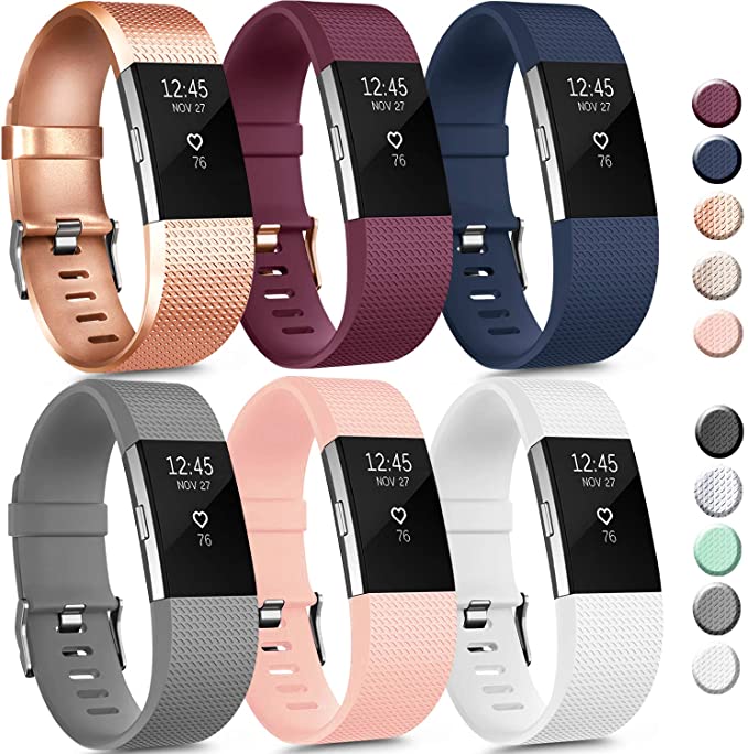 Pattern Bands for Fitbit Charge 2 Strap Secure Schnalle Replacement Wristband