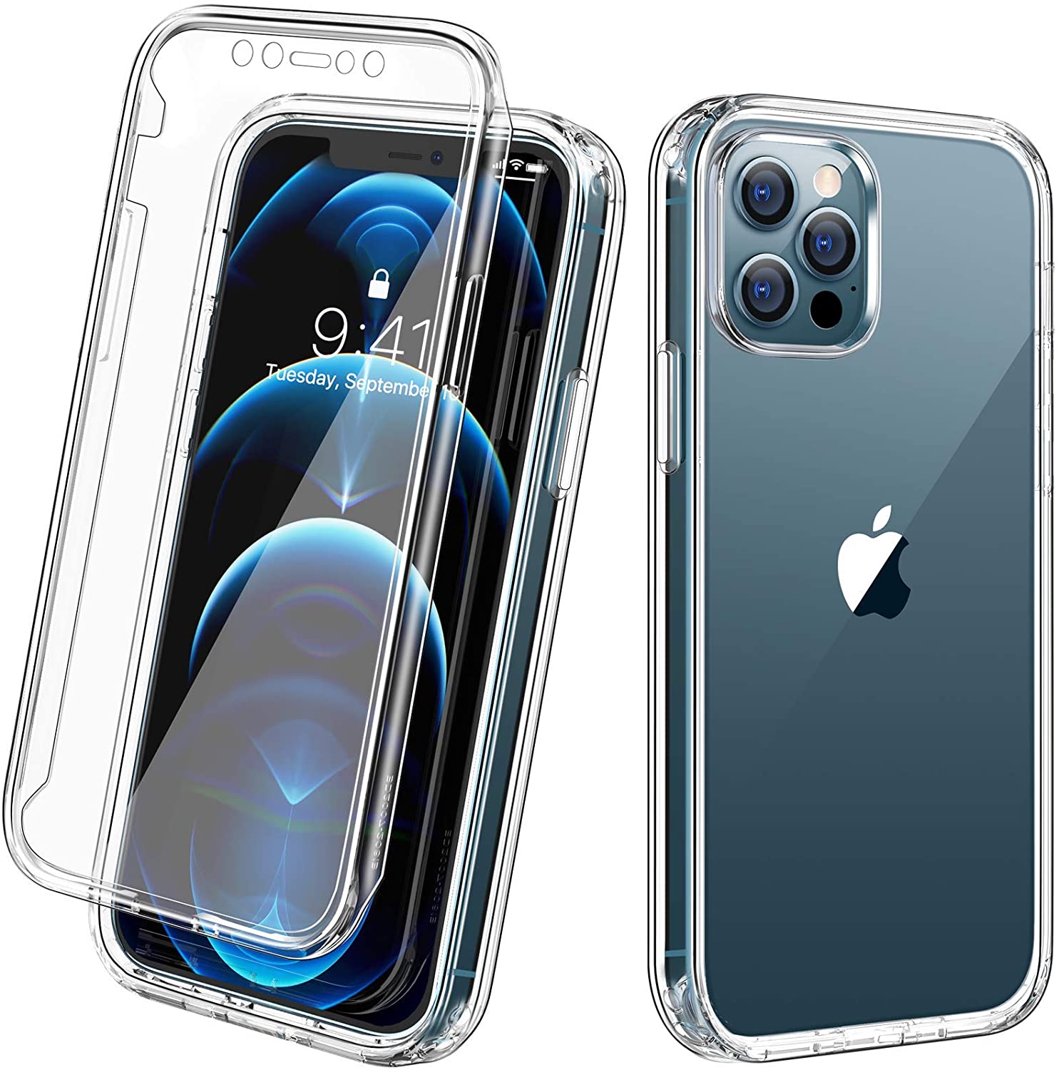 Diaclara Clear Case With Built In Screen Protector