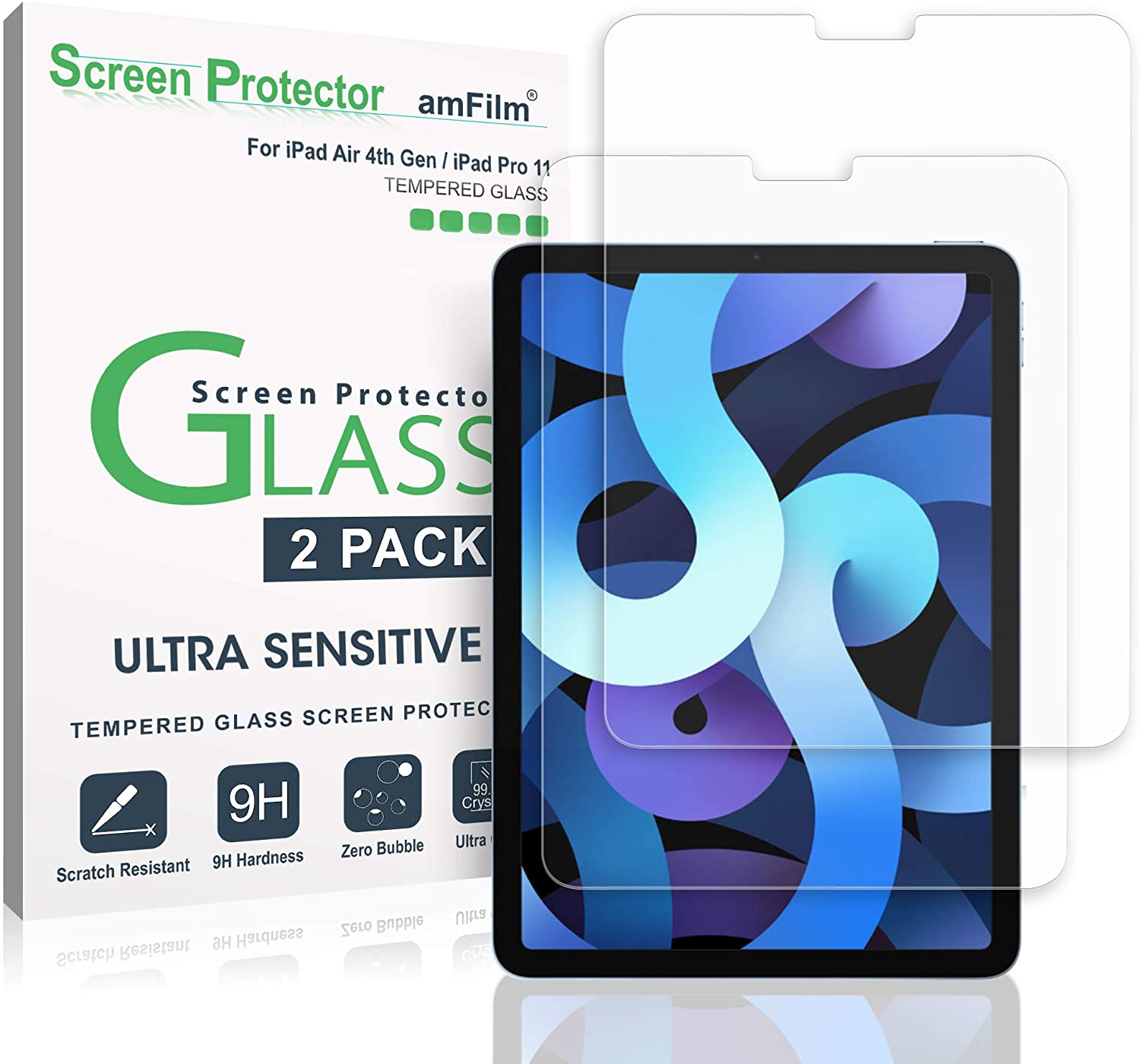 Amfilm 2 Pack 11 Inch Ipad Pro Screen Protector