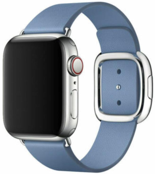 Leather Magnetic Wrist Band Buckle Strap Apple Watch Render Cropped