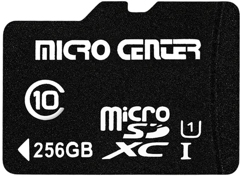 Rendu de carte SD Micro Center 256 Go recadré