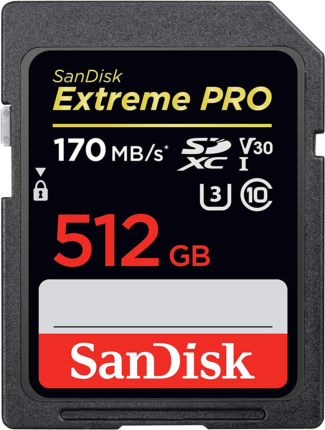 Rendu Sandisk Extreme Pro 512 Go recadré