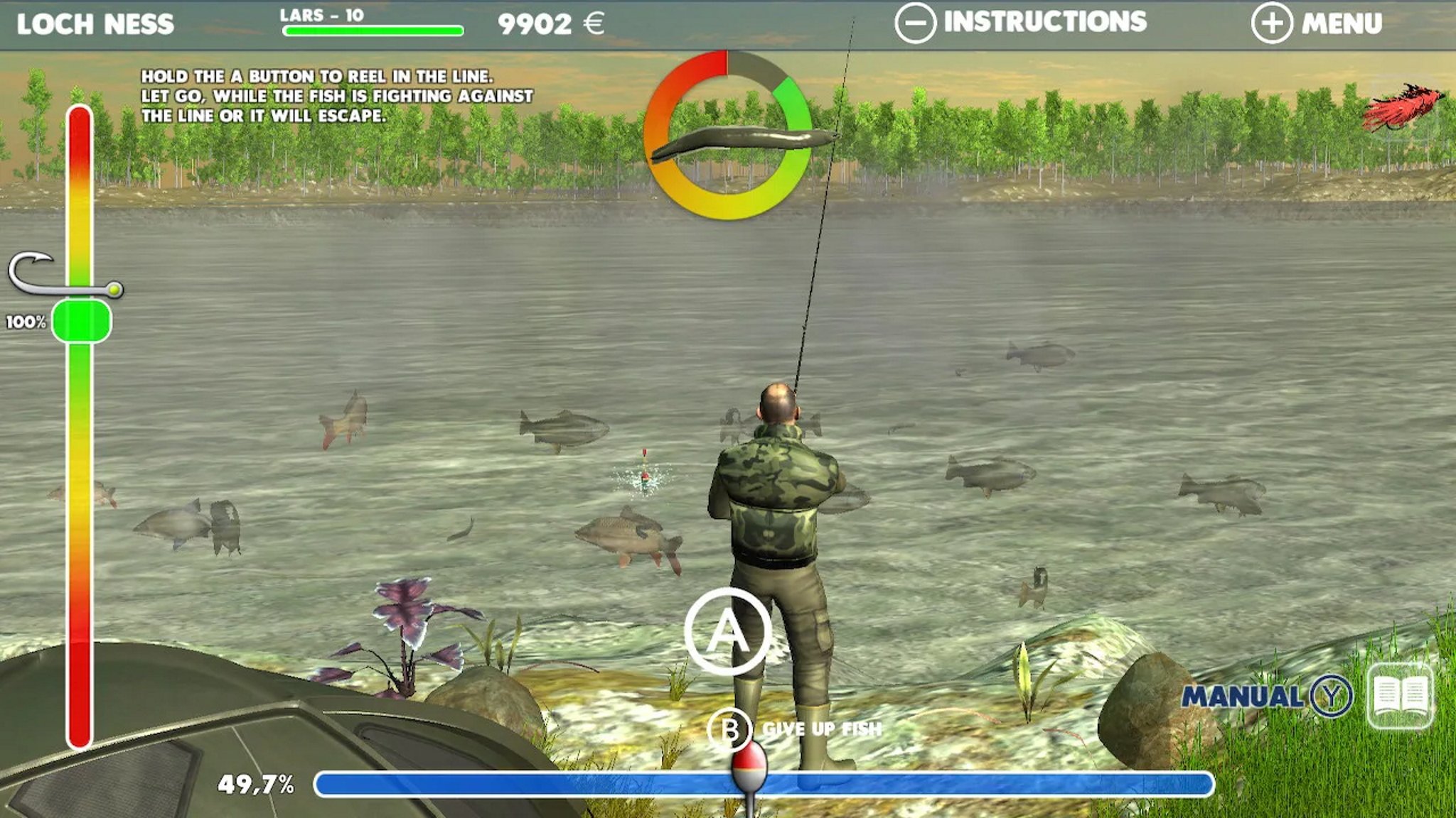 3d Arcade Fishing Switch Screenshot