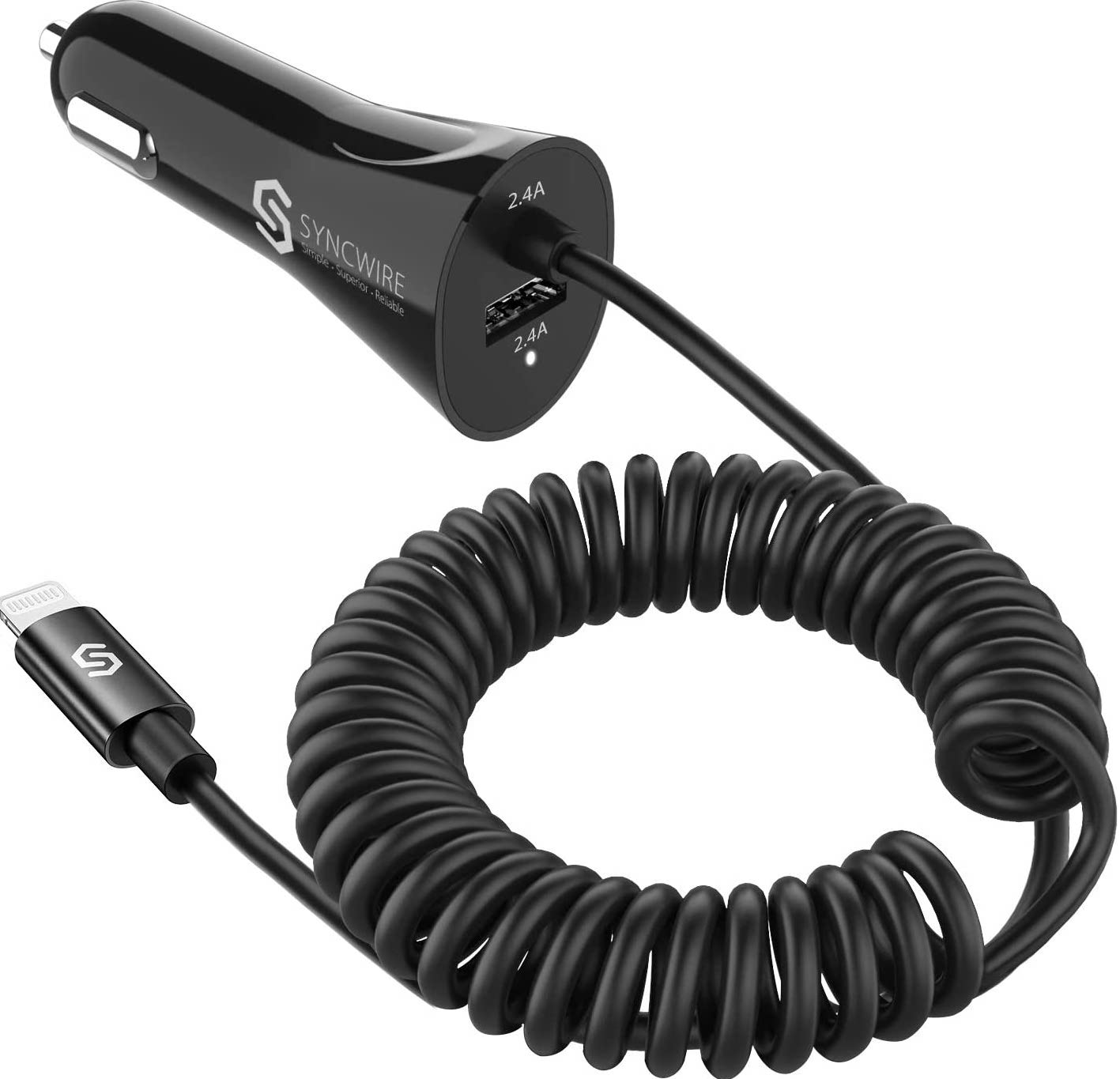 Syncwire Iphone Car Charger Render Cropped