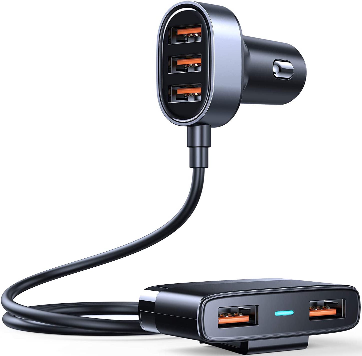 Tollefe 5 Multi Ports Car Charger Render Cropped