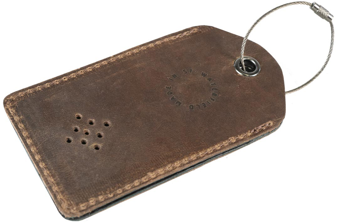 Airtag Leather Luggage Tag