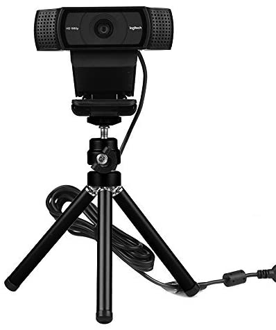 Portable Webcam Tripod Lightweight Mini Webcam Tripod Compatible with Smartphone Webcam Desktop Tripod Phone Holder Table Stand Noprm Camera Holder
