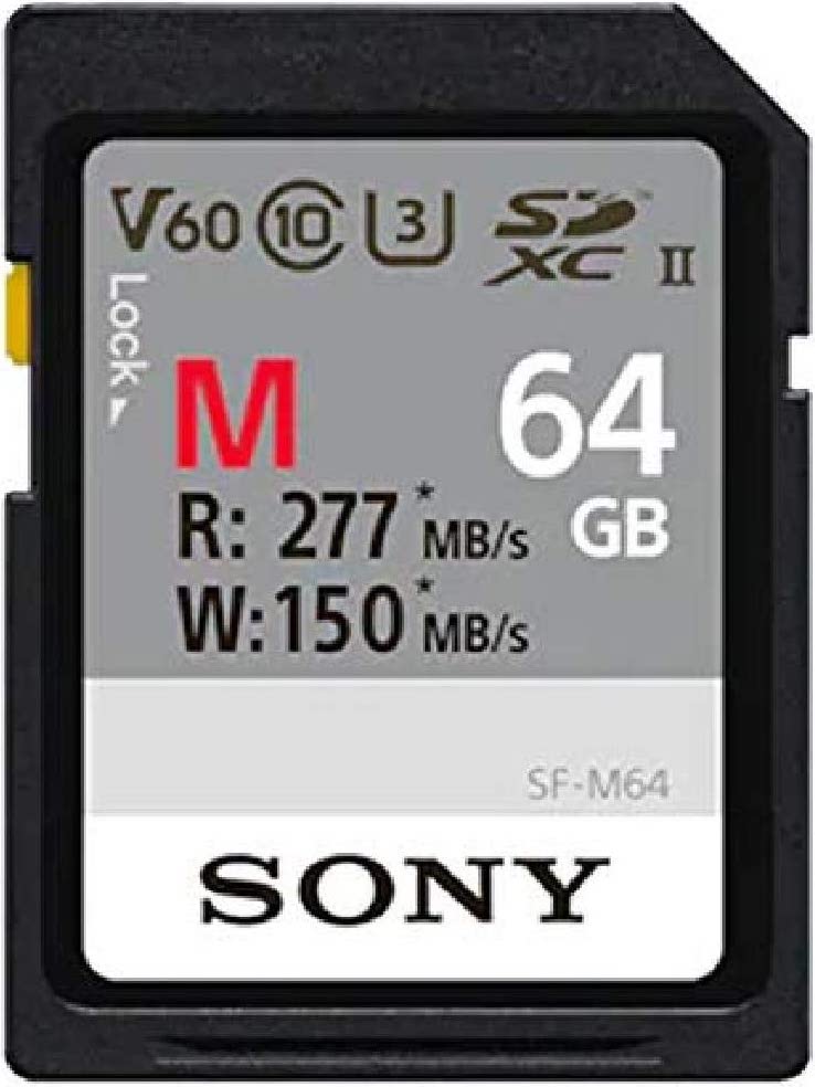 Rendu Sony M Series 64 Go recadré