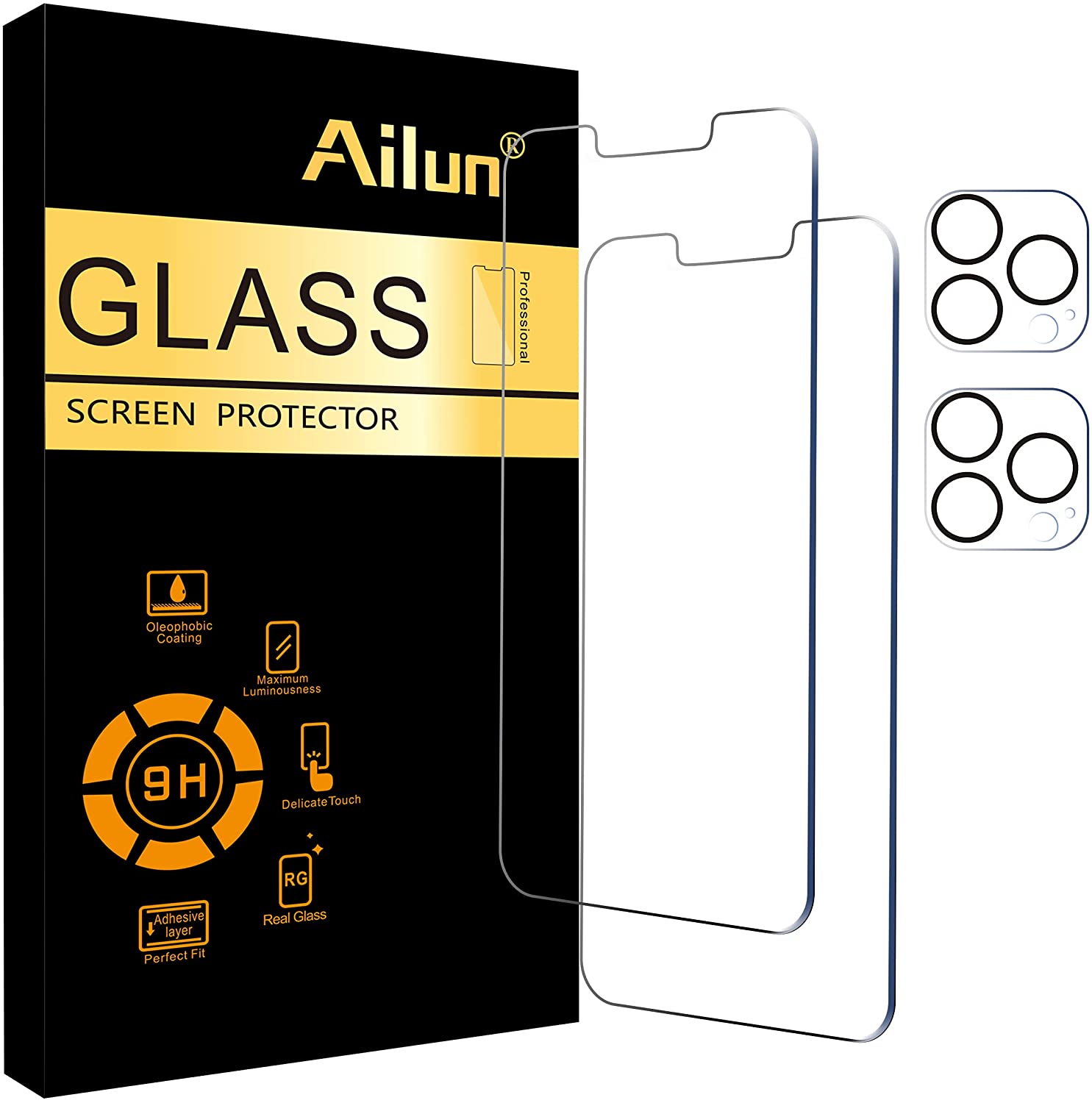 Ailun 2 Pack Screen Protector Iphone 13 Pro Max