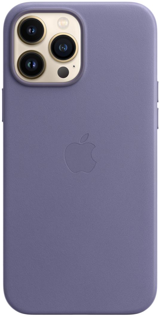 Apple Iphone 13 Pro Max Leather Case With Magsafe Wisteria Render Cropped