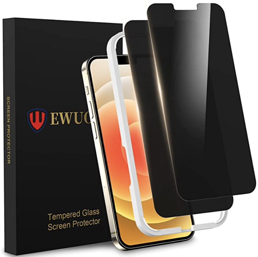 Ewuonu Privacy Screen Protector Iphone 13 And Pro Render Cropped