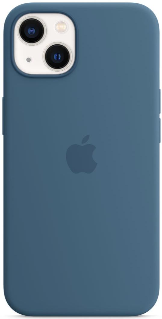 Casing Silikon iPhone 13 dengan Render Magsafe Blue Jay Dipotong