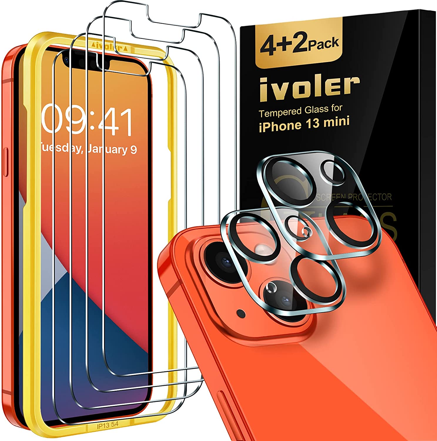 Ivoler Iphone 13 Mini Screen Protector