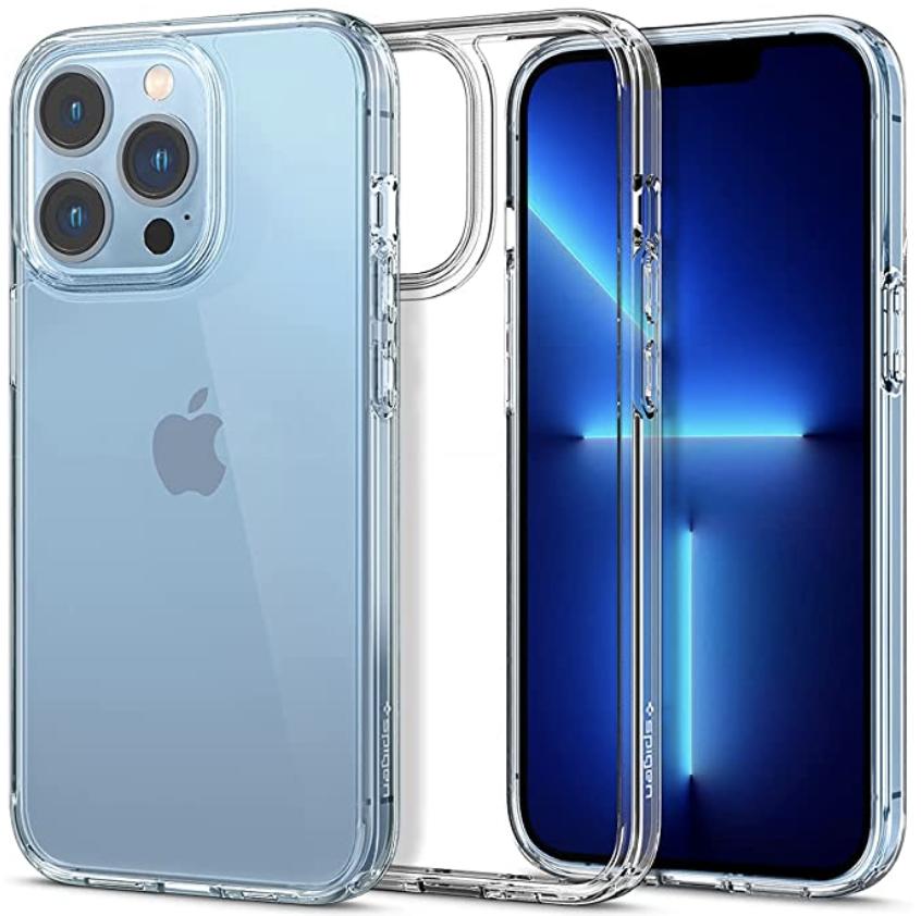 Spigen Ultra Hybrid Iphone 13 Pro Case Crystal Clear Render Cropped