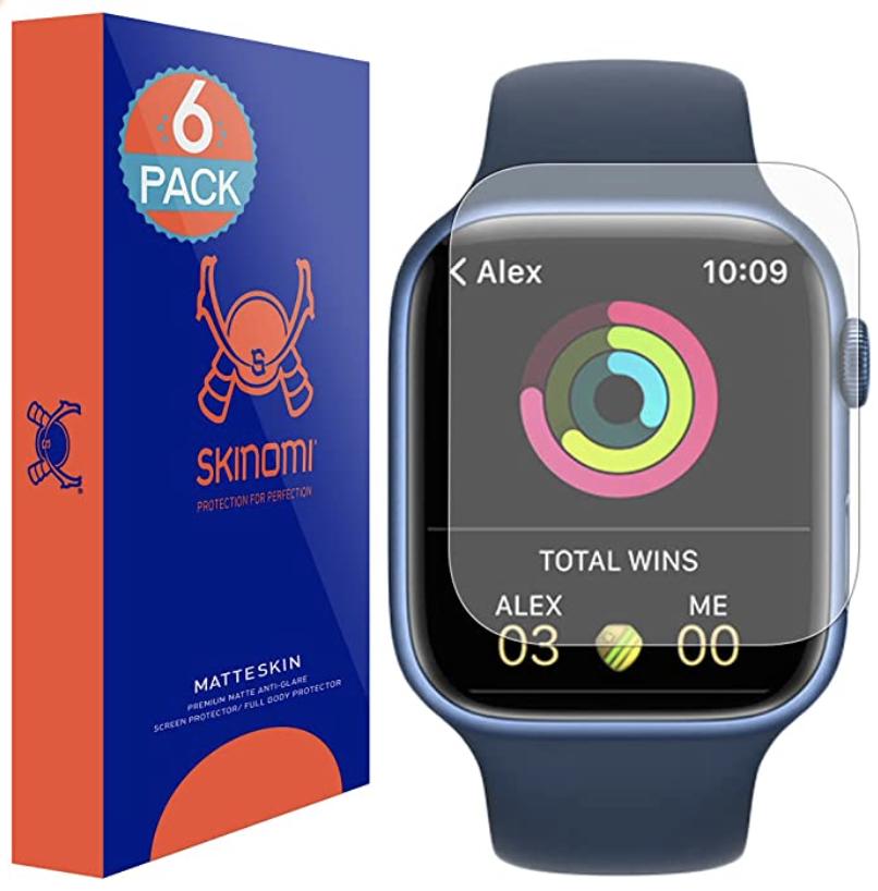 Skinomi Matte Screen Protector Apple Watch Series 7 Render Cropped