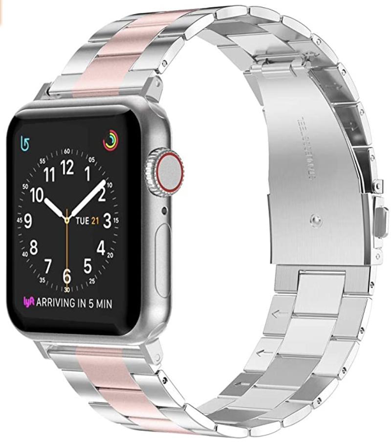 Wearlizer Stainless Steel Apple Watch Band Render Cropped