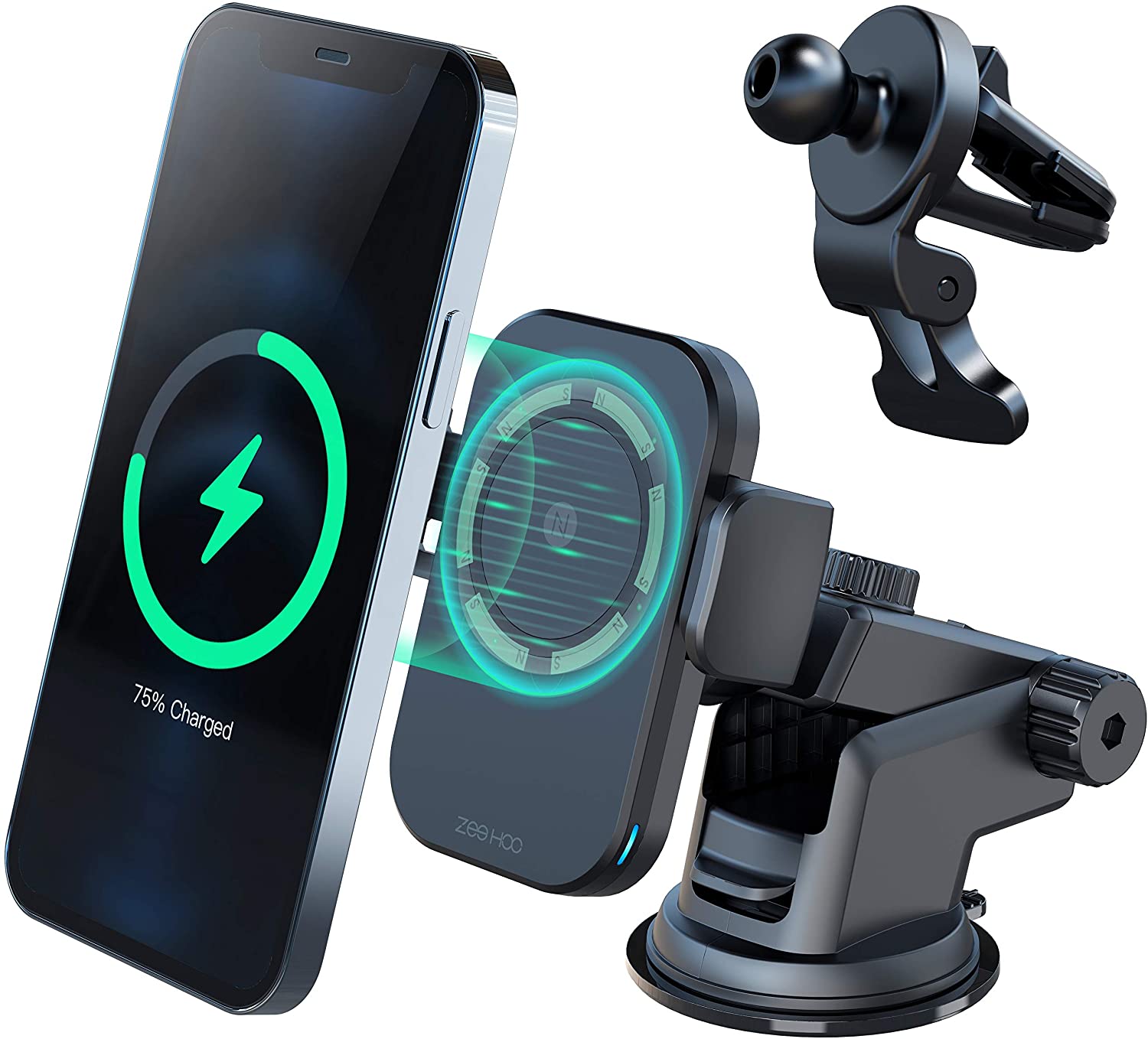 Zeehoo M1 Magnetic high speed wireless car charger